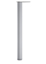 Picture of Peter Meier 27 3/4" Hamburg Legs (Set of 4) in Hamburg Alumina (615-7S-A0)